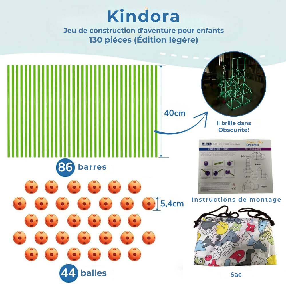 Kit de construction aventure pour enfants