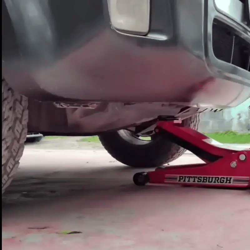 Cric hydraulique 3T à levage plat hauteur, profondeur double piston