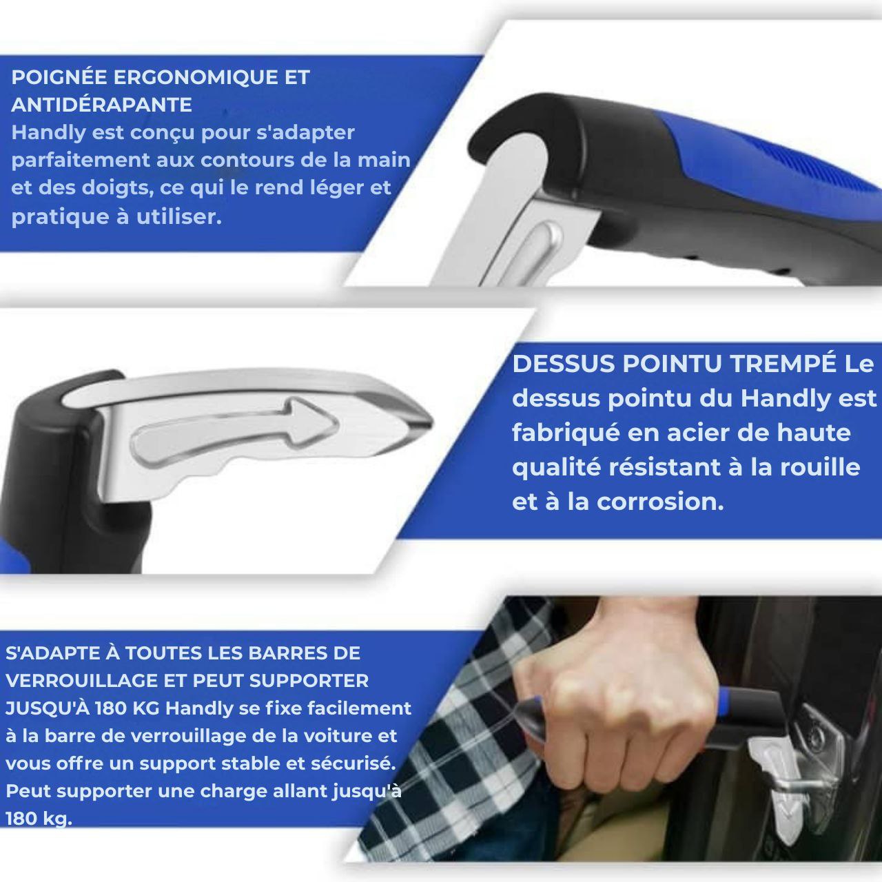 Handly™ Pour un voyage en douceur