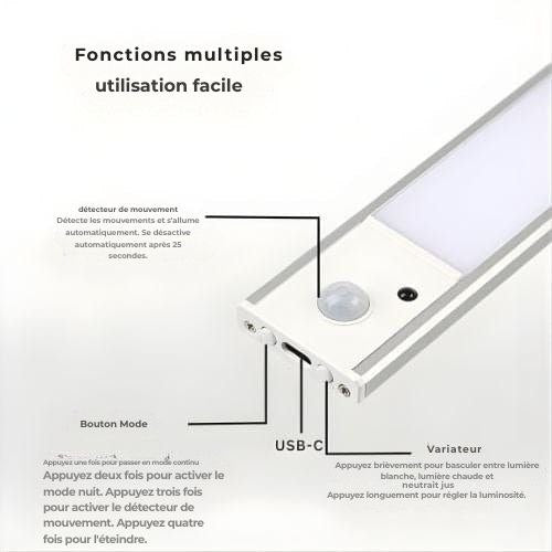 GlowLine - Une lumière économe en énergie qui s'allume uniquement lorsque vous en avez besoin