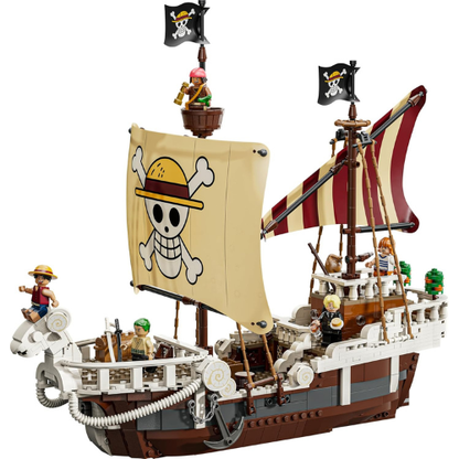 Maquette de Navire Pirate avec Personnages d’Anime