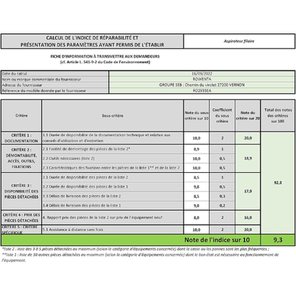 Aspirateur Sans Sac Cyclonique – Compact & Puissant pour la Maison