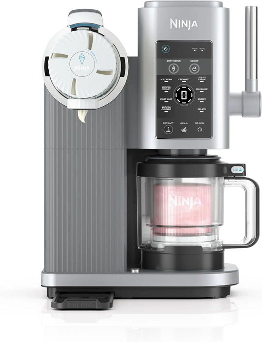 NINJA SWIRL – BY CREAMI  Oubliez les files d’attente en gelateria.  Faites tout à la maison.