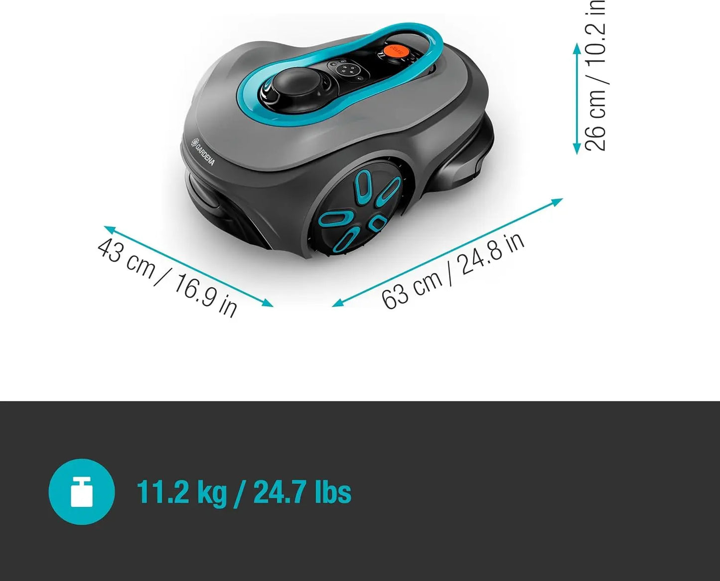 Robot Tondeuse Sans Fil Gardena Smart Sileno Free