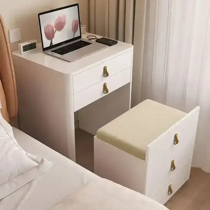 Ivory – Coiffeuse avec miroir pliable