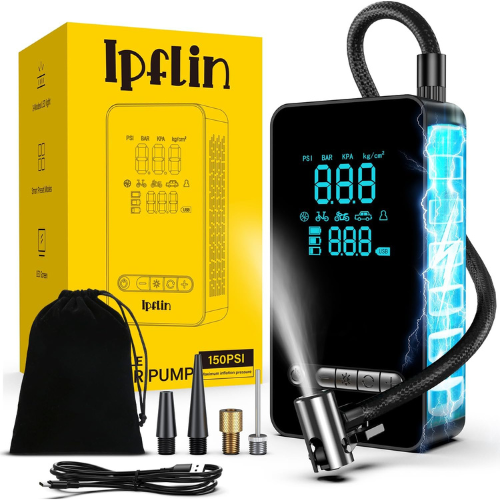 Mini Compresseur d’Air Portable 150 PSI avec Batterie Rechargeable