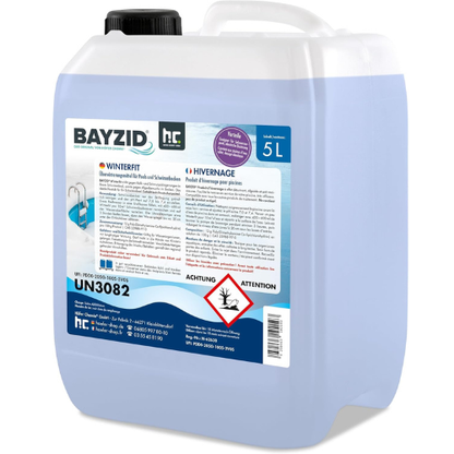 Traitement d’Hivernage Piscine – 5 L Formule Longue Durée pour une Eau Claire et Protégée