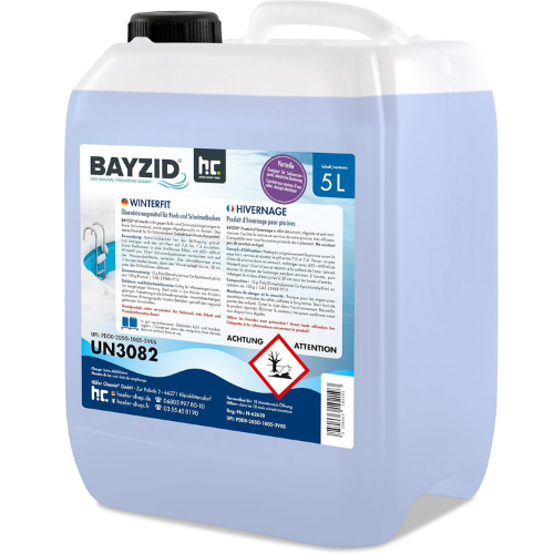 Traitement d’Hivernage Piscine – 5 L Formule Longue Durée pour une Eau Claire et Protégée