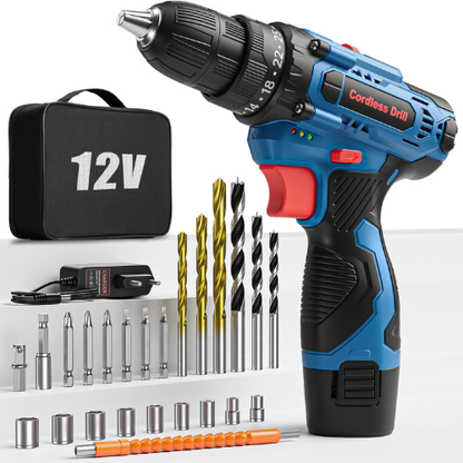 Tournevis Sans Fil avec Multiples Accessoires pour le Bricolage (DIY)