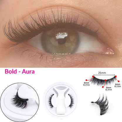 Lumoshe - Faux cils magnétiques et duveteux