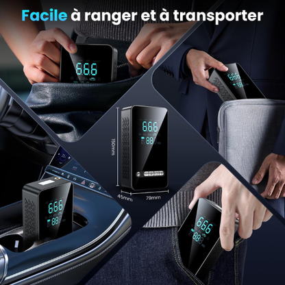 Mini Compresseur d’Air Portable 150 PSI avec Batterie Rechargeable