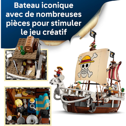 Maquette de Navire Pirate avec Personnages d’Anime
