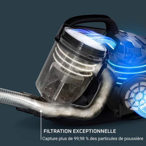 Aspirateur Sans Sac Cyclonique – Compact & Puissant pour la Maison