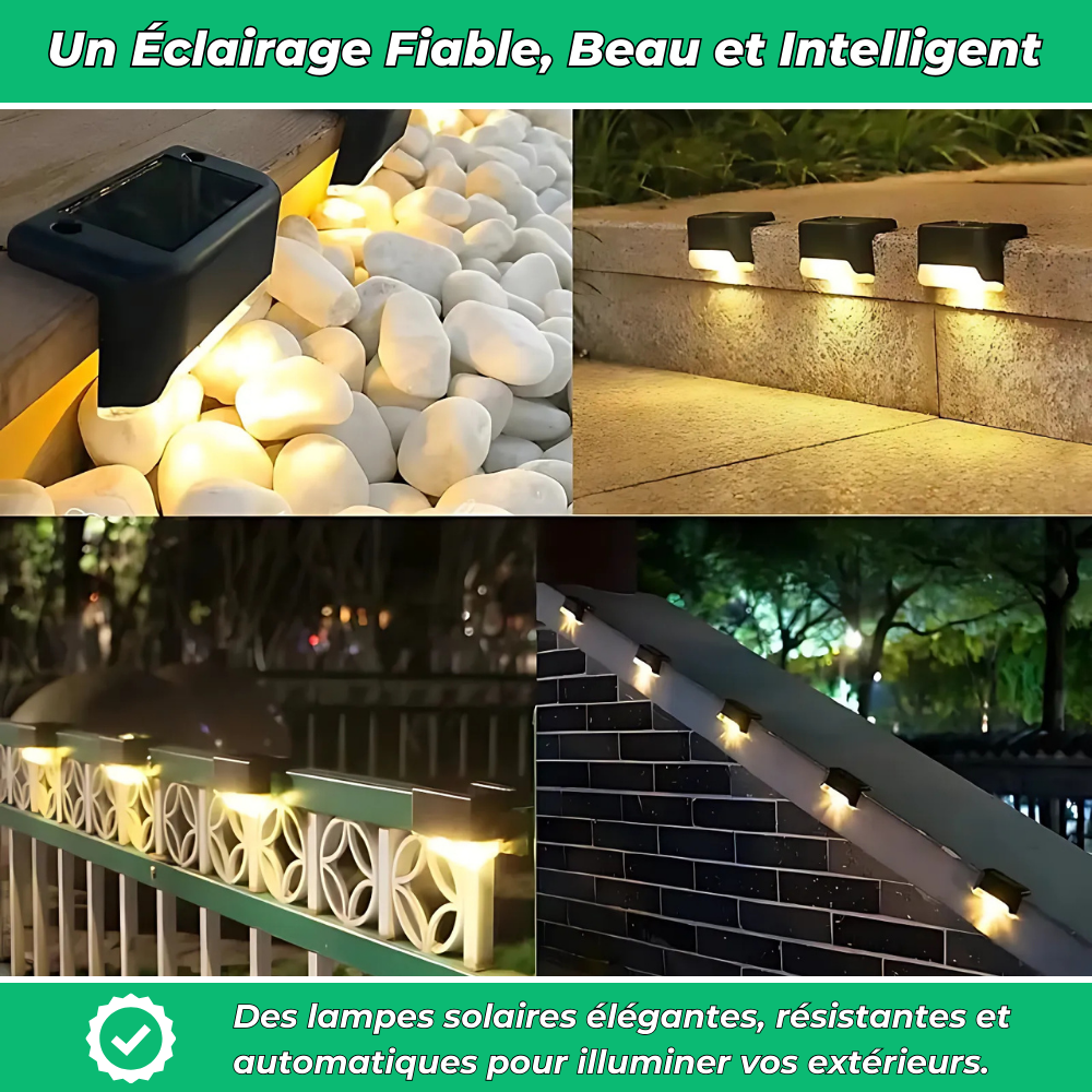 Lampes LED Solaires – Éclairage Automatique et Étanche pour Vos Extérieurs