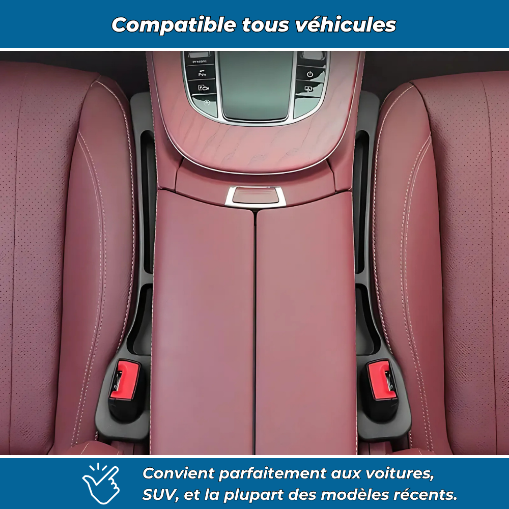 StopGap+ – Barrières de siège pour voiture et SUV (lot de 2)