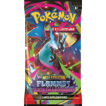 Set de Boosters Flamme‑Évolution Mega (6 Boosters)