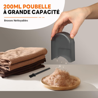 Rasoir Anti‑Bouloches Électrique avec Écran LCD & Puissance Réglable