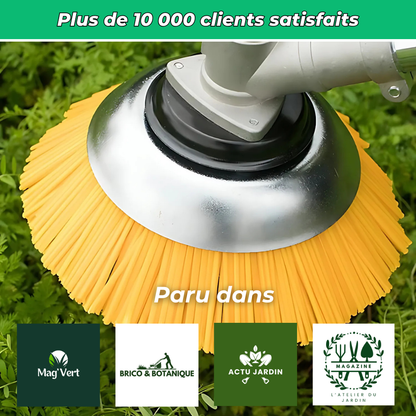 G80 PRO Brosse Débroussailleuse en Nylon – Idéale pour une Finition Impeccable et Entretien Précis