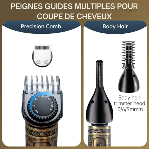 Kit de Rasage et de Stylisation 7‑en‑1 pour Homme
