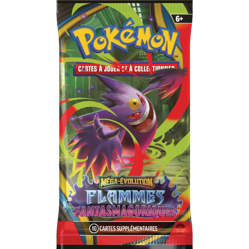 Set de Boosters Flamme‑Évolution Mega (6 Boosters)