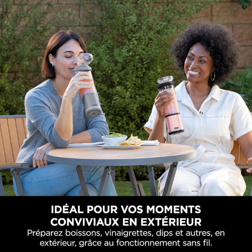 Mini Blender Portable Haute Puissance – Set de 2 Mixeurs pour Smoothies & Shakes