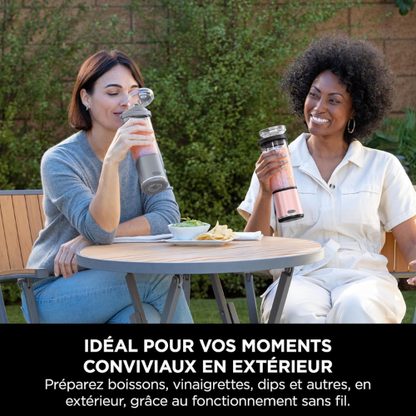 Mini Blender Portable Haute Puissance – Set de 2 Mixeurs pour Smoothies & Shakes