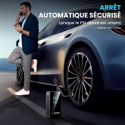 Mini Compresseur d’Air Portable 150 PSI avec Batterie Rechargeable