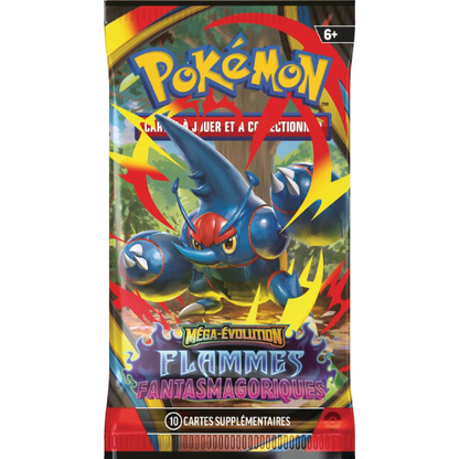 Set de Boosters Flamme‑Évolution Mega (6 Boosters)