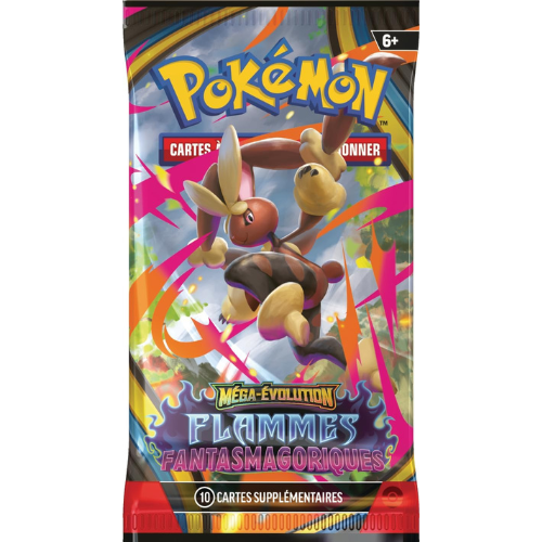 Set de Boosters Flamme‑Évolution Mega (6 Boosters)