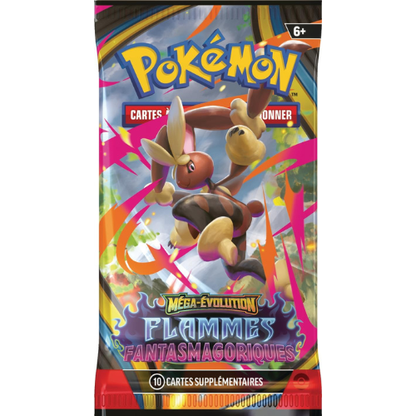 Set de Boosters Flamme‑Évolution Mega (6 Boosters)
