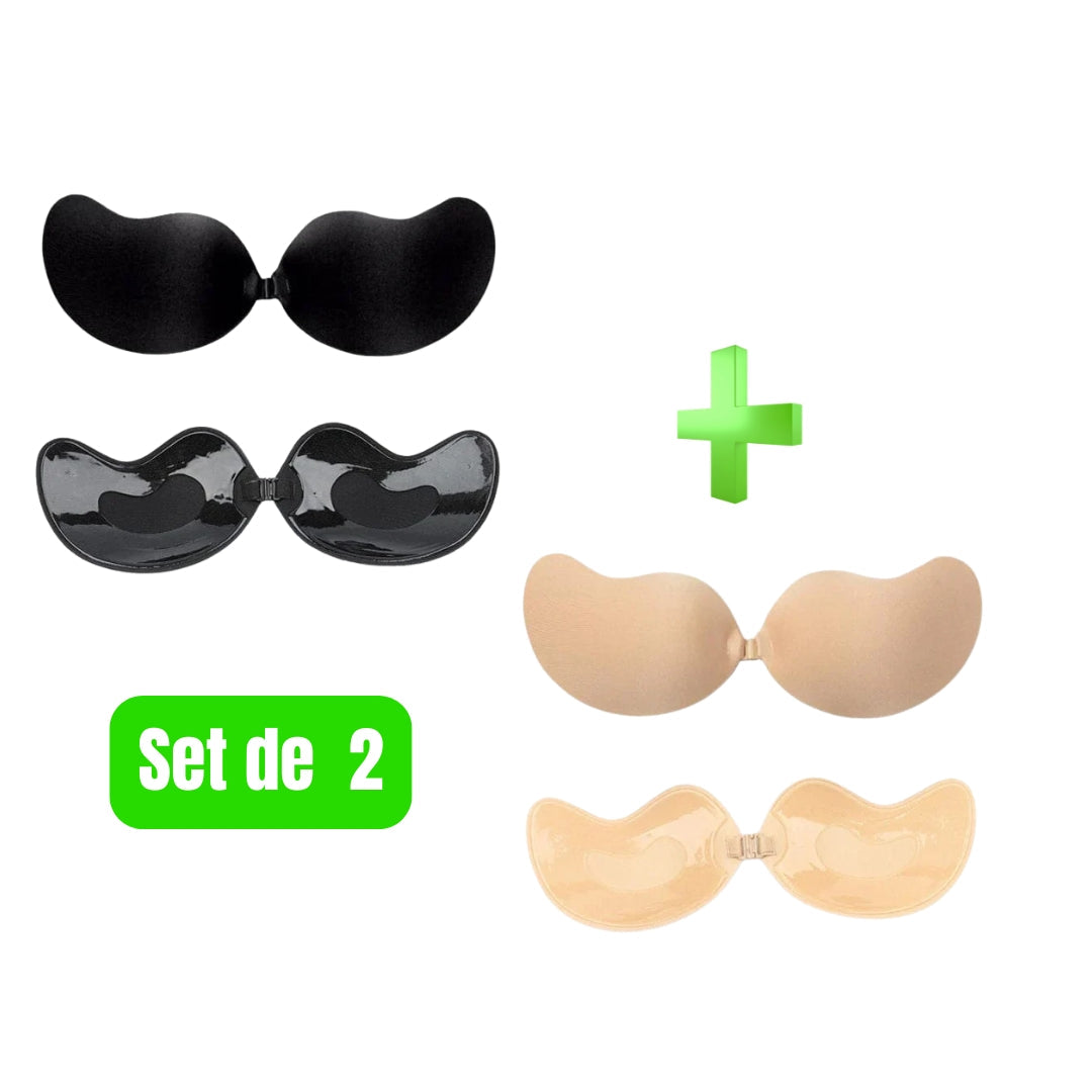 Set de 2 Soutien-Gorge Push-Up Auto-Adhésif