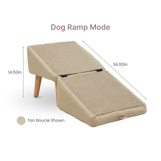 PawRest® - Rampe pour chien + pouf
