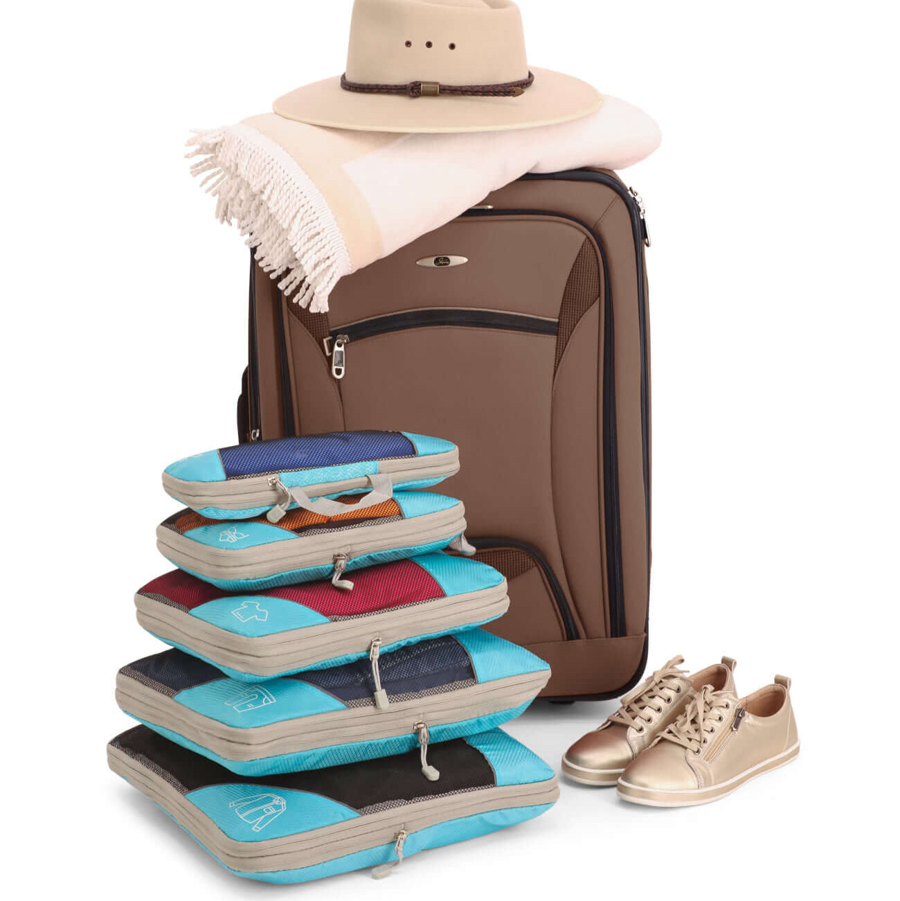 Packzy - Pack de 5 Cubes de compression