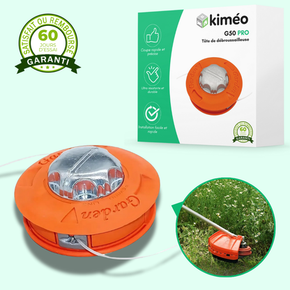 G50 PRO Tête de Débroussailleuse Ultra-Résistante – Coupe Nette et Rapide pour Entretien de Jardin