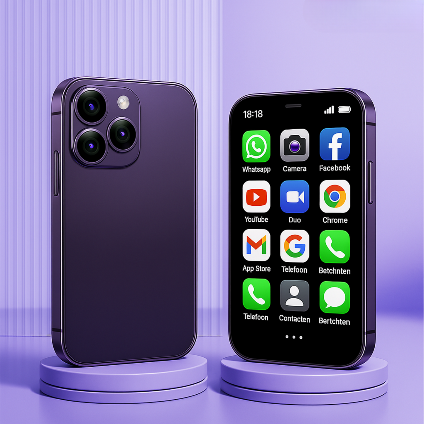 Mini smartphone | Pour petits et grands (+ COQUE GRATUITE)