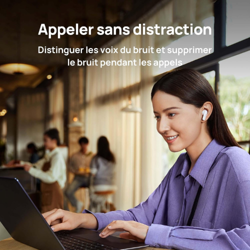 HUAWEI FreeBuds 6i – Écouteurs Sans Fil avec Réduction de Bruit et Son Haute Définition