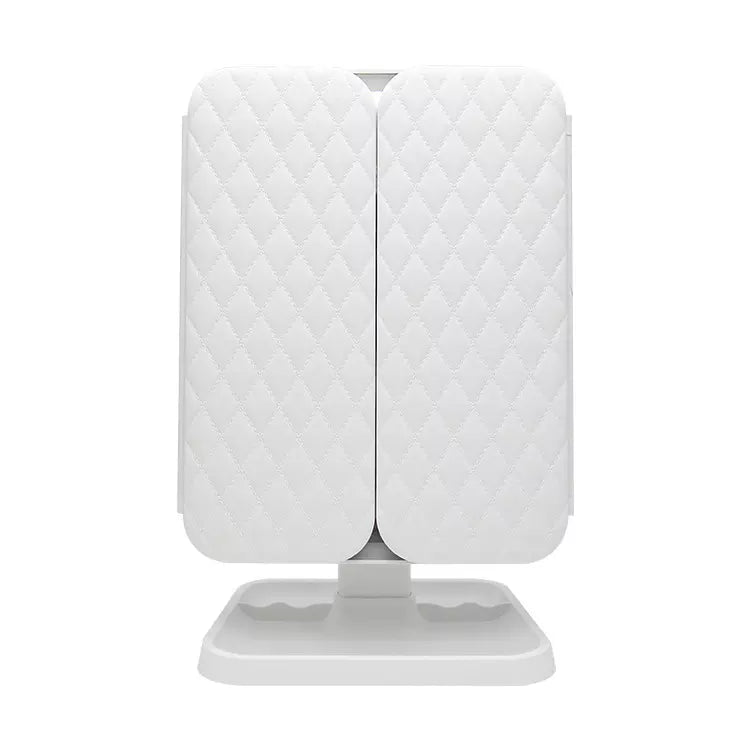Miroir de maquillage LED à trois volets
