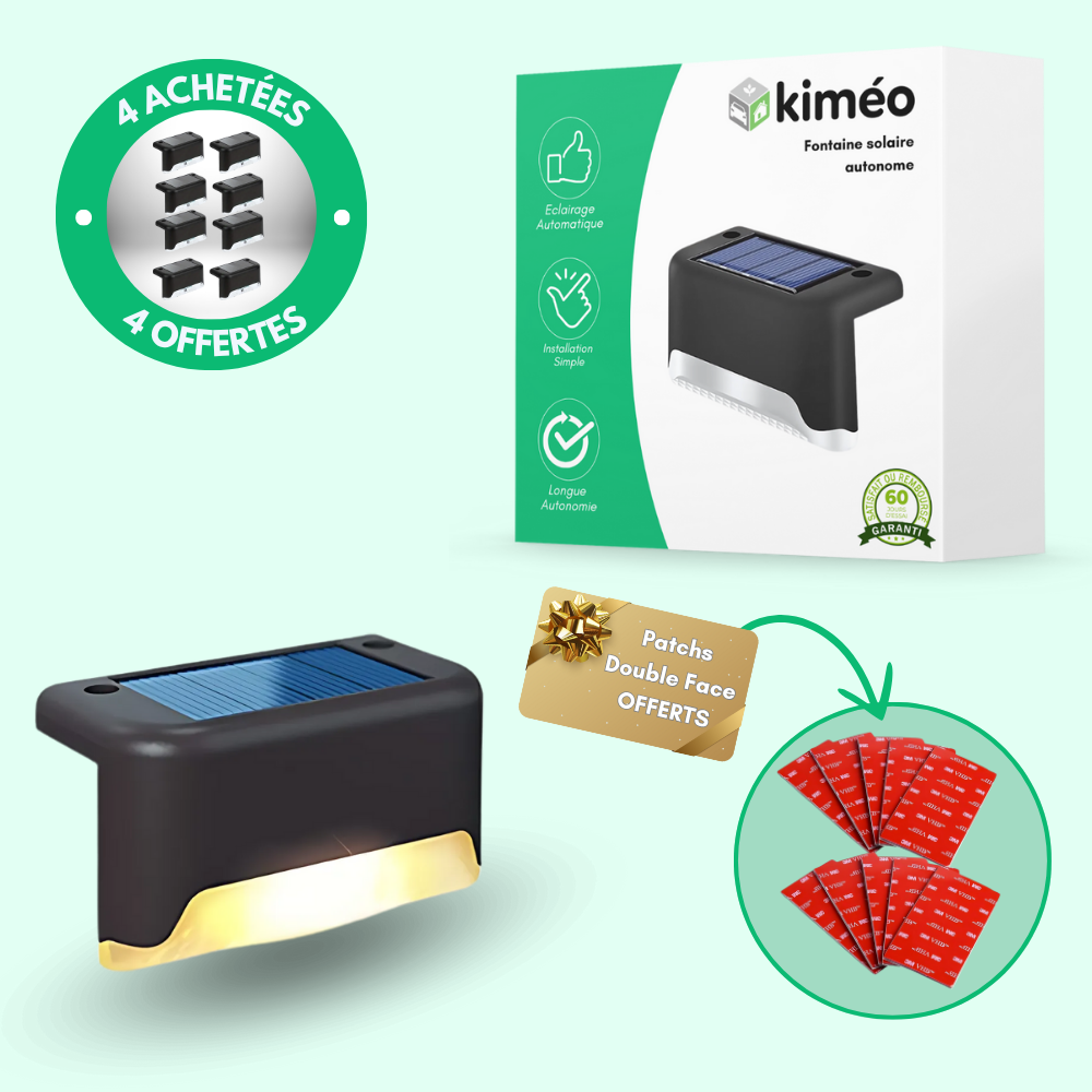 Lampes LED Solaires – Éclairage Automatique et Étanche pour Vos Extérieurs