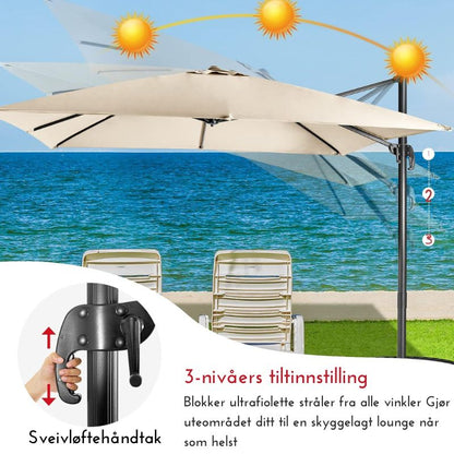 Zahradní slunečník Béžová