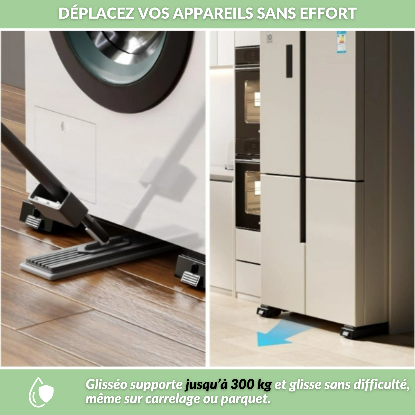 Glisséo | Déplacez Vos Appareils Facilement et Sans Effort!