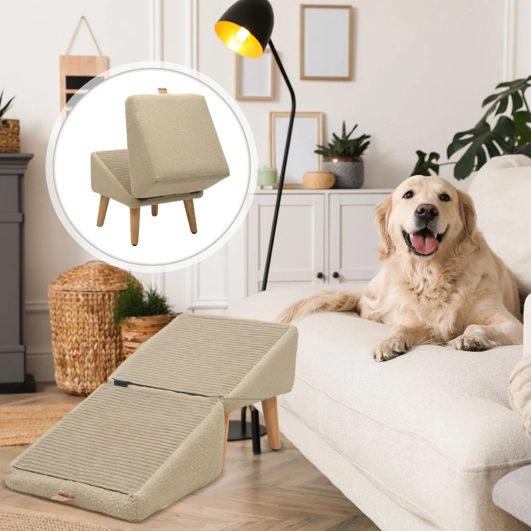 PawRest® - Rampe pour chien + pouf