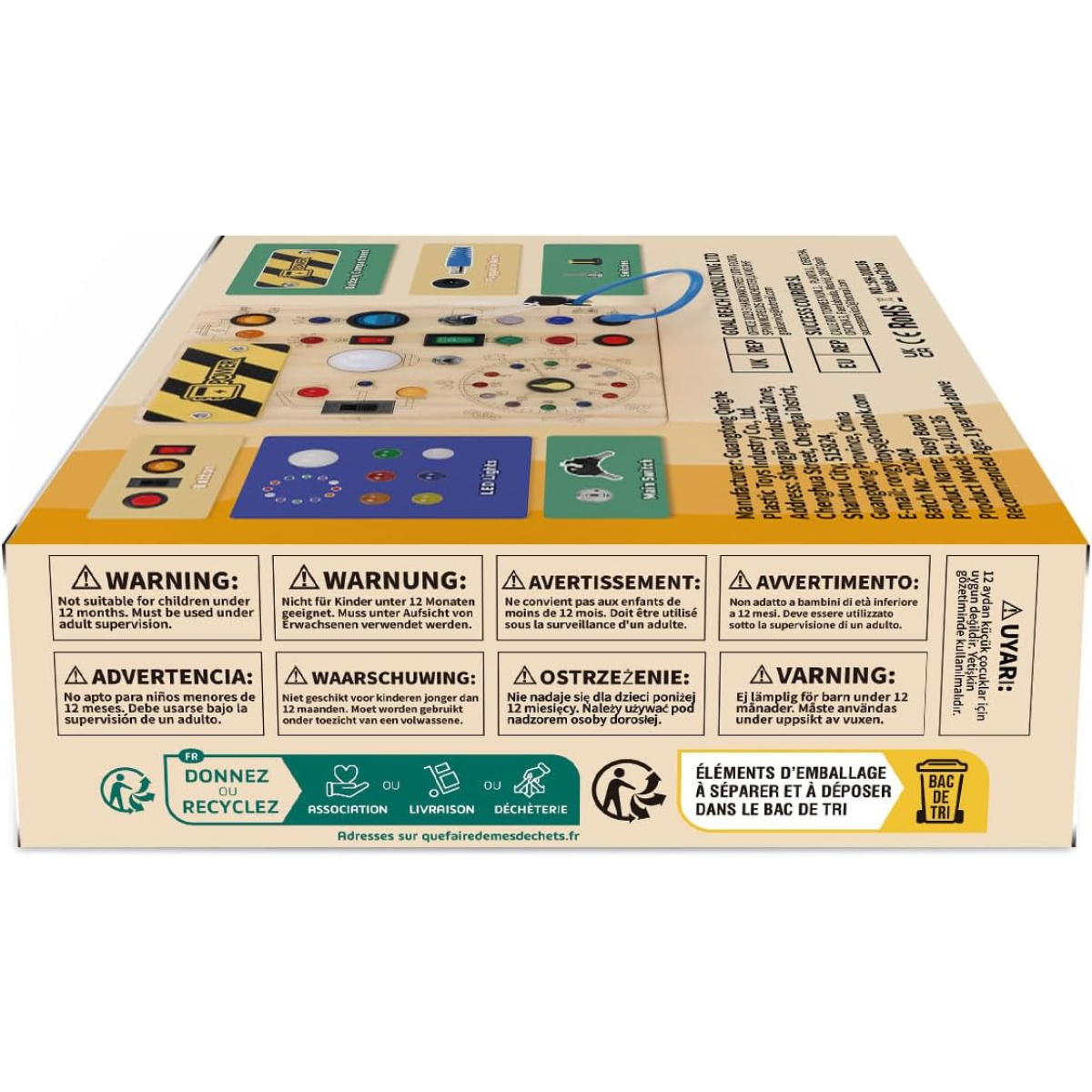 Montessori - Plateau de jeu pour des enfants joyeux et curieux