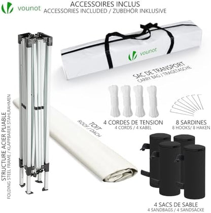 Tonnelle de Jardin 3x3m