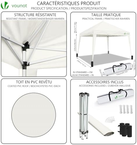 Tonnelle de Jardin 3x3m