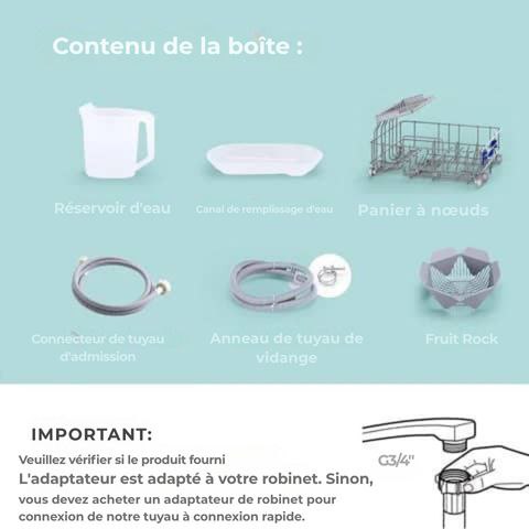 Mini lave-vaisselle de comptoir