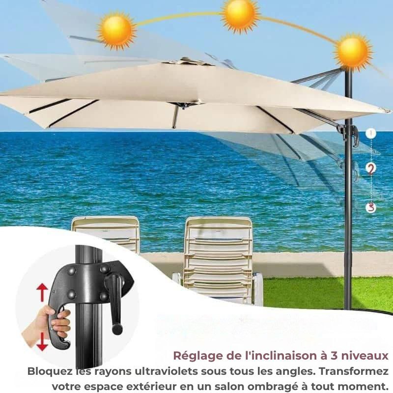 Parasol de jardin Beige