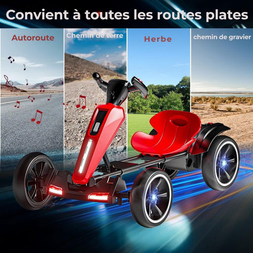 My Kart® - Go-Kart Électrique Pliable 6V pour Enfants