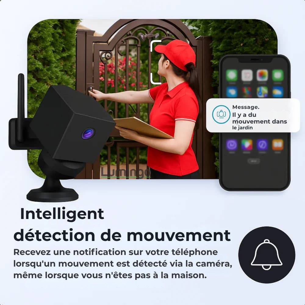 SafeCam Pro™ | Toujours sécurisé, même sans Internet ni alimentation électrique