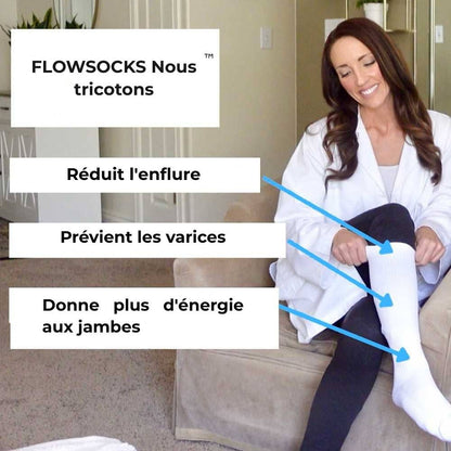 FlowSocks™ - Chaussettes de soutien