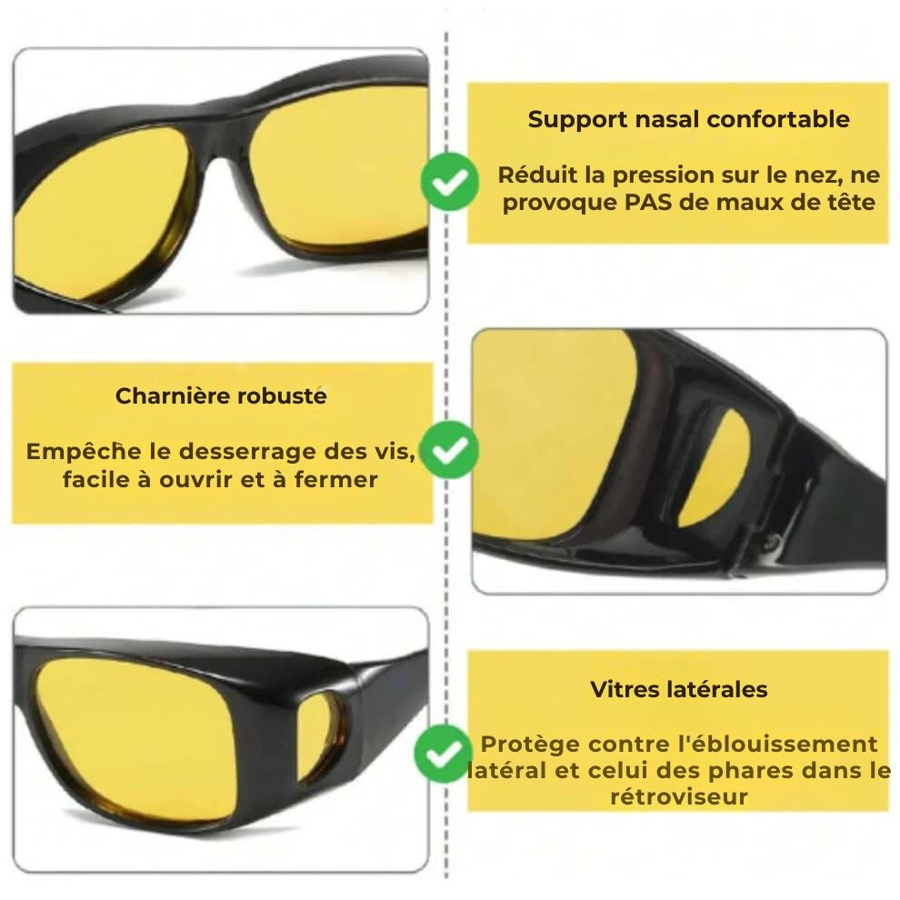SafeOptics™ Lunettes de conduite